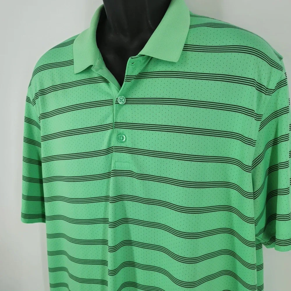 Callaway Men's Polo‎ Shirt Size Large Green Golf Opti-Dri Performance Travel